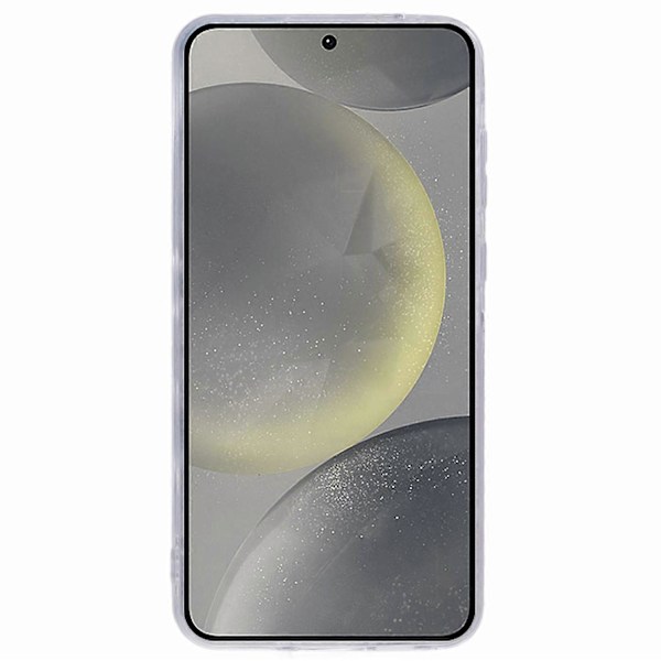 Skal för Samsung Galaxy S25 PC TPU Skyddande Mobilskal Lasergraverat Blommönster - AH2