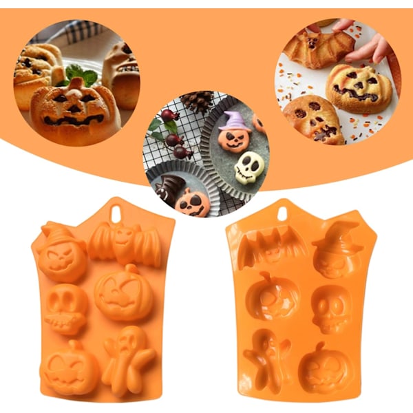 6-håls Halloween Bat Ghost Cookieform Isbitform