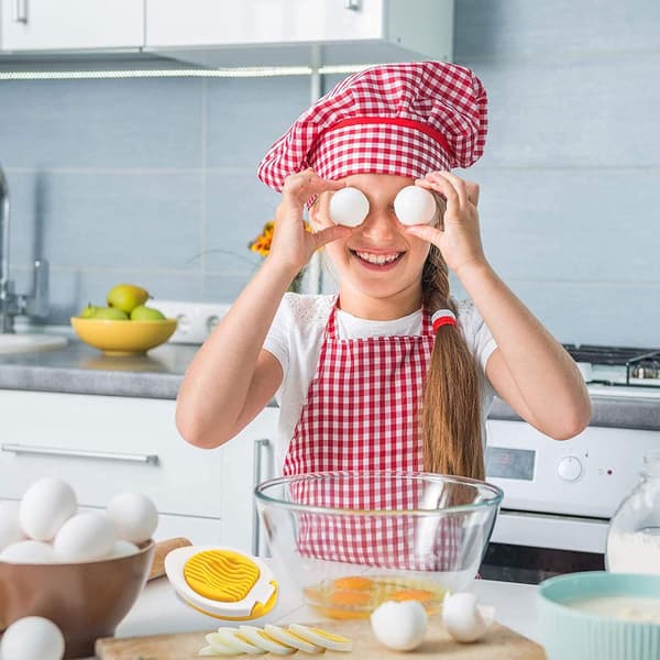 2 stk eggeskivemaskin i rustfritt stål, eggeskivemaskin i metall