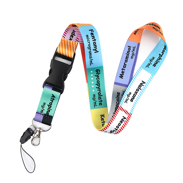 Praktisk og holdbar lanyard i flere farger