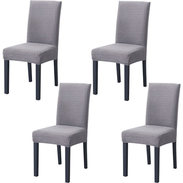 4 stk. Moderne Elastisk Stretch Stoltrekk Strikket Jacquard