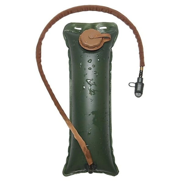 Kolme litraa kolmen litran vesipussin vuorausputkea juomiseen, retkeilytarvikkeita 3L Camelback-pullo