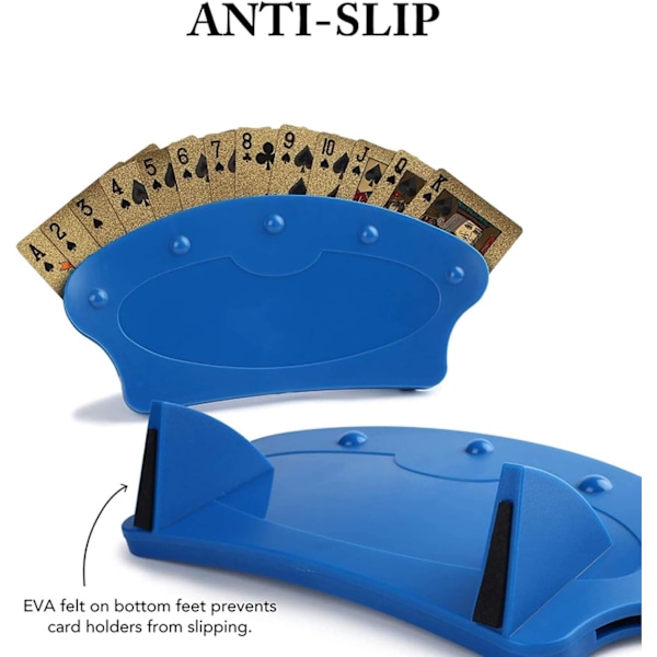 2 Kortstativ, Buet Kortstativ for Spill