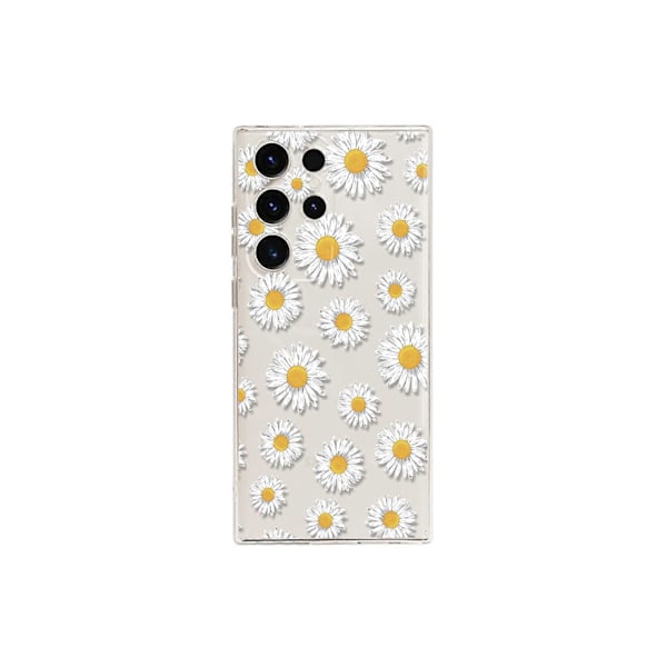 til Samsung Galaxy S24 Ultra Cover Blomstret til Kvinder Piger, til Samsung Galaxy S24 Ultra Cover Dejlig Tusindfryd