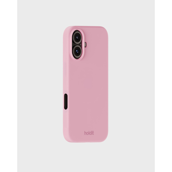 holdit iPhone 16 -puhelinkotelo silikoni vaaleanpunainen