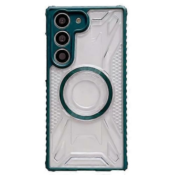 CD-tekstur Magsafe mobiltelefoncover til Samsung Galaxy S23+ 5G