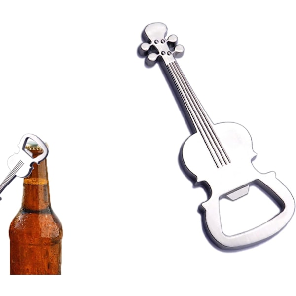 Gitarrgåvor Flasköppnare Personlig Hemkök med Musikälskare Bar Läsk Vatten Öl Multifunktionellt Verktyg Festtillbehör Metallgåvor