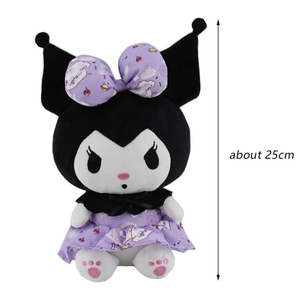 Søde My Melody Tegneserie Kuromi Plyslegetøj Klassisk Sort Klassisk Sort