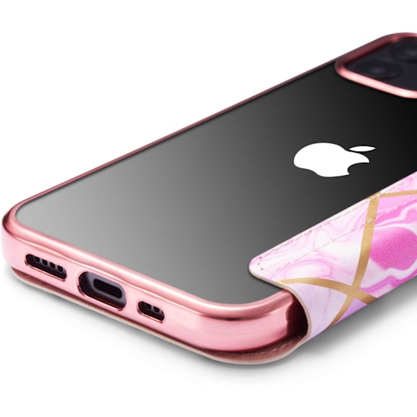 Marmor PU Læder Etui Til iPhone 11