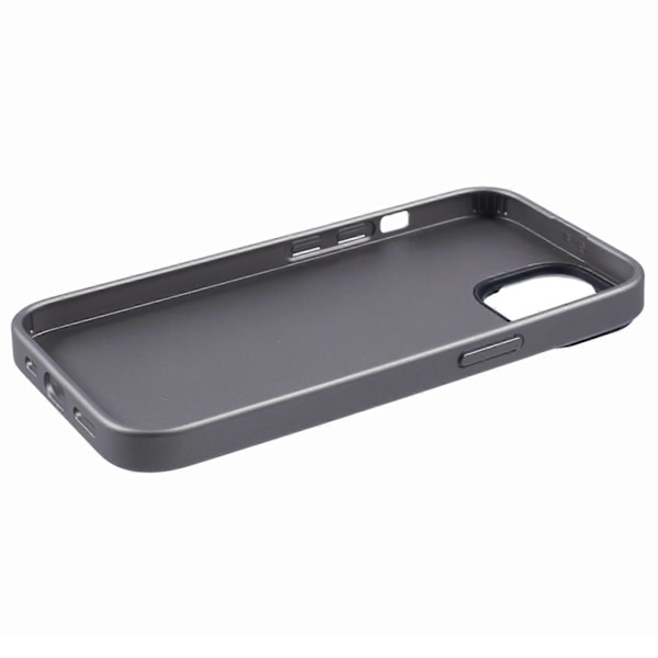 IPhone 15 -kotelo, iskunkestävä geometrinen PU-nahkainen takakansi