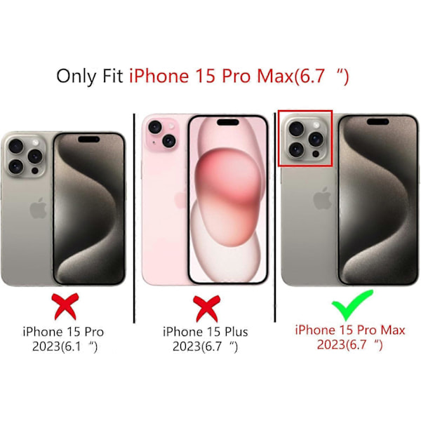 1 stk. Kompatibel med iPhone 15 Pro Max Cover med Kæde, Sødt Æstetisk Kærlighedshjerte Bjørnemønster Cover med Perle Telefon Charm til iPhone 15 Pro Max Kvinder