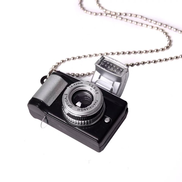 Luova retro hehkuva kamera riippuva LED-valo black