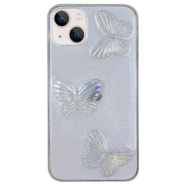Fjäril TPU Skal för iPhone 15 Plus