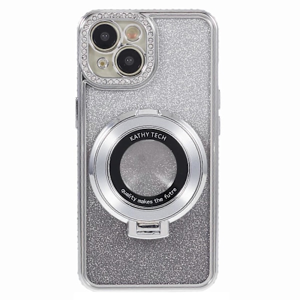 Kickstand-etui til iPhone 13 med Rhinestone-dekoration og Gradient TPU-telefoncover