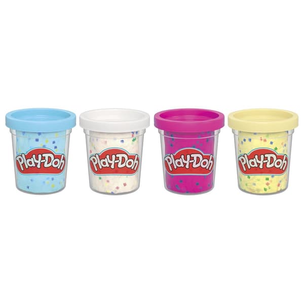 Play-Doh Konfettileire 4-pakning flerfarget