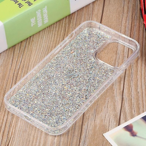 Til Iphone 13 Pro Dfans Design Stjerneskinnende Himmel Epoxy Telefon Cover (sølv)