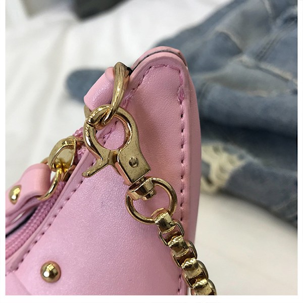 Dinosaurformet Crossbody Skuldertaske Dame Pu Læder pink