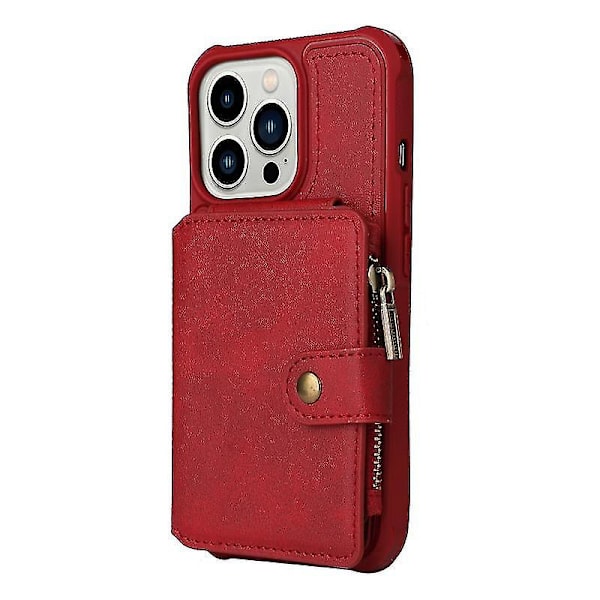 Stöttåligt skyddsfodral med dragkedja för iPhone 13 Pro