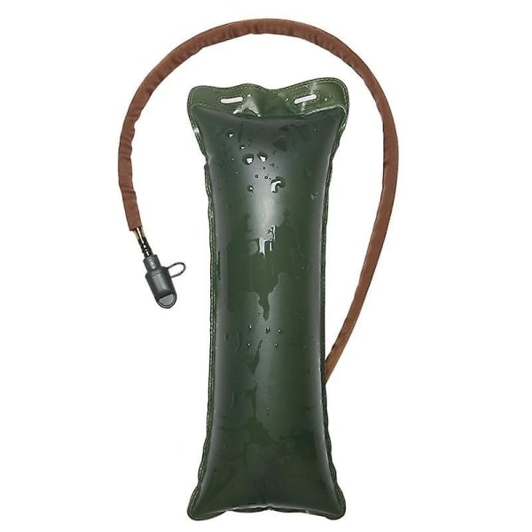 Kolme litraa kolmen litran vesipussin vuorausputkea juomiseen, retkeilytarvikkeita 3L Camelback-pullo