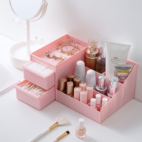 Hjemme Container Kosmetik Taske Opbevaringsboks hvid 28*4*17*13cm white