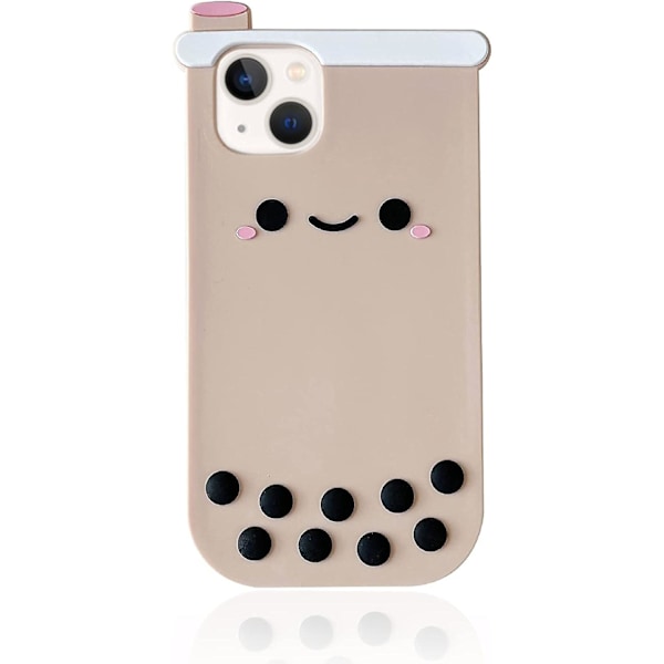 Kawaii Telefonfodral För Iphone 14 Pro Max, Sött Tecknad Panda Telefonfodral 3d Rolig Svart Panda Bambu Telefonfodral För Kvinnor Flickor Mjukt Silikon Stötsäkert