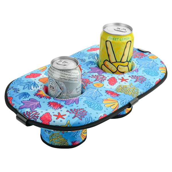 2 STK Hul Neopren Pool Drikkeholder, Flydende Pool Kopholder