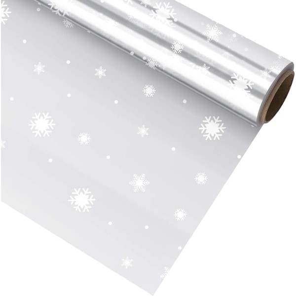 Klar cellofan indpakning snefnug 2,5 mm tyk