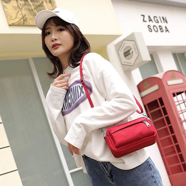 Mobiltelefon Skulderveske Damer Liten Messenger Bag