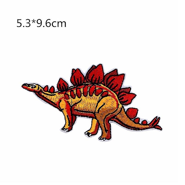 14 stk. Patch Dinosaur Broderi Applikationsmærke Sy- eller Strygemærker til Børnetøj Restaurering Dekoration