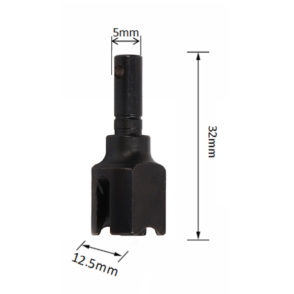 2 stk. RC Diff Outdrives Stål Præcise RC Differentiale Kopper til ARRMA 1/7 1/8 Serie Sort