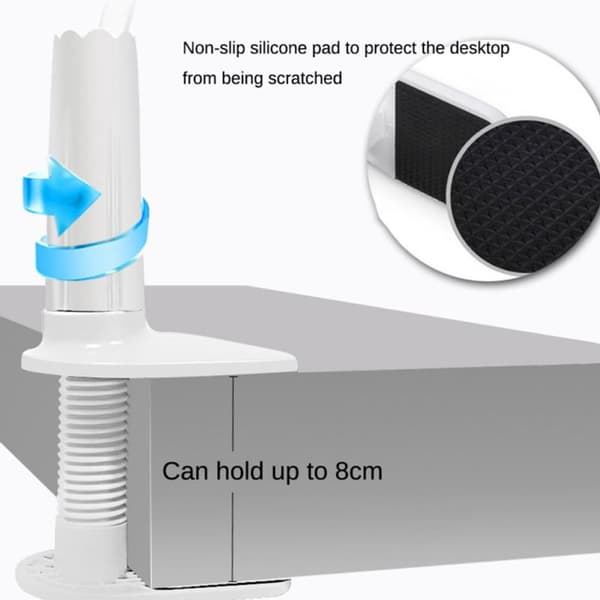 360° Universal Telefonhållare Rotationsbar Flexibel Lång Arm