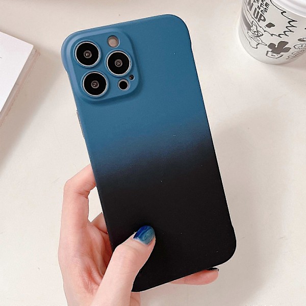 Kehyksetön Gradientti Puhelinkotelo iPhone 11:lle, ihon tuntu