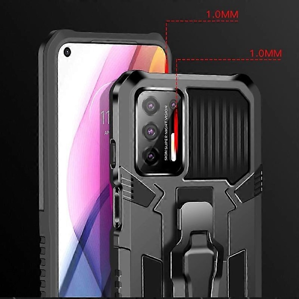 Motorola Moto G Play -puhelimelle tarkoitettu Machine Armor Warrior -iskunkestävä PC + TPU -suojakotelo