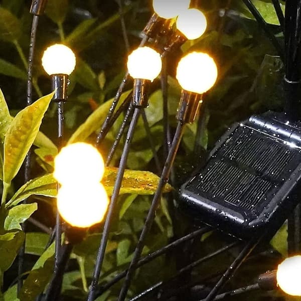 Ildflue hagebelysning 2-pakning med 6 LED hver