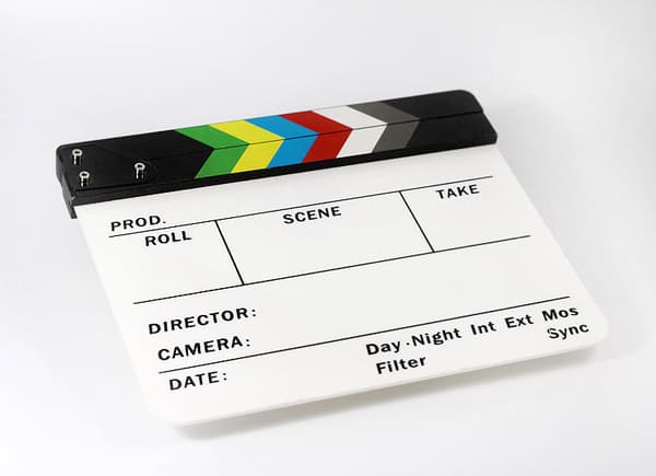 Videoprops/Fotoprops, Akryltavla, Regissörs Klappbräda