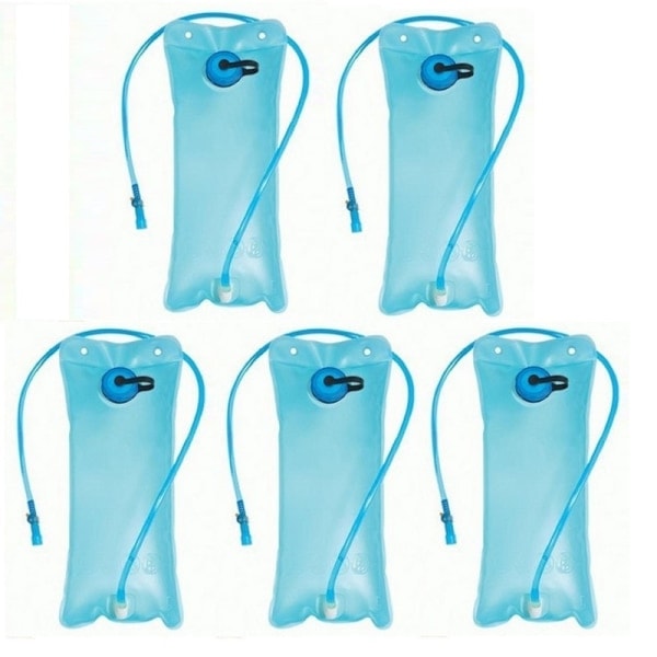 2L Juomavesisäiliö Ulkoilureppu Moottoripyöräily Retkeilytarvikkeet Kokoontaitettava Vaelluspyöräily Suuri Luontovaellusämpäri Camelback 5KPL 5PCS