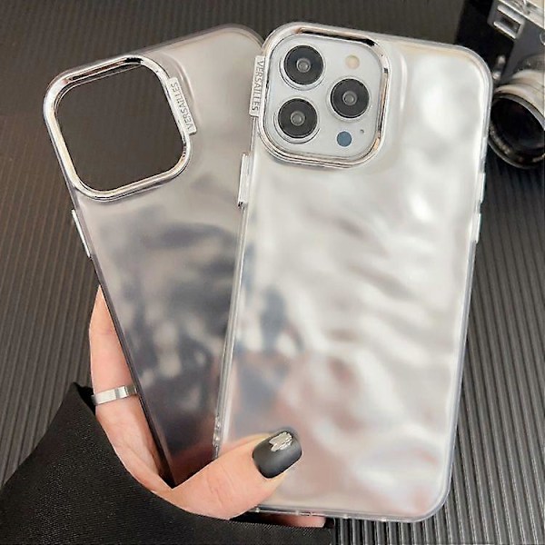 iPhone 15 3D IMD Vesikuvio TPU + Akryyli Galvanoidulla Puhelinkuori