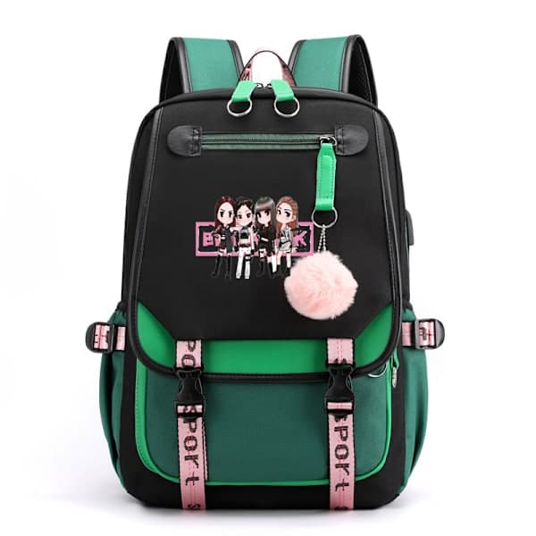 BLACKPINK Ryggsäck Skolväska rosa 1 pink 1