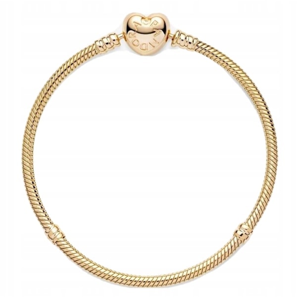 Pandora Signature 18 Armband med hjärtlås