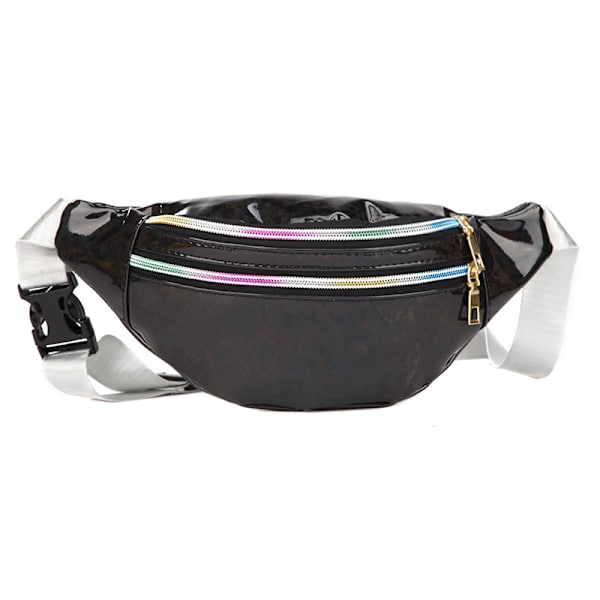 Fanny Pack til børn, Glitter Taljetaske Skinnende tasker med justerbar