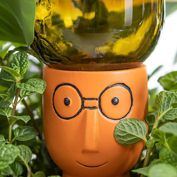 4 stk. søte froskeformede selvvanningsspiker for planter 180ml