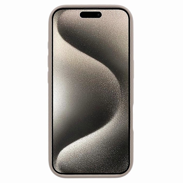 För iPhone 16 Pro Max Mobilskal Ringhållare Ställ PC+TPU Mobilskal - Titanium Guld