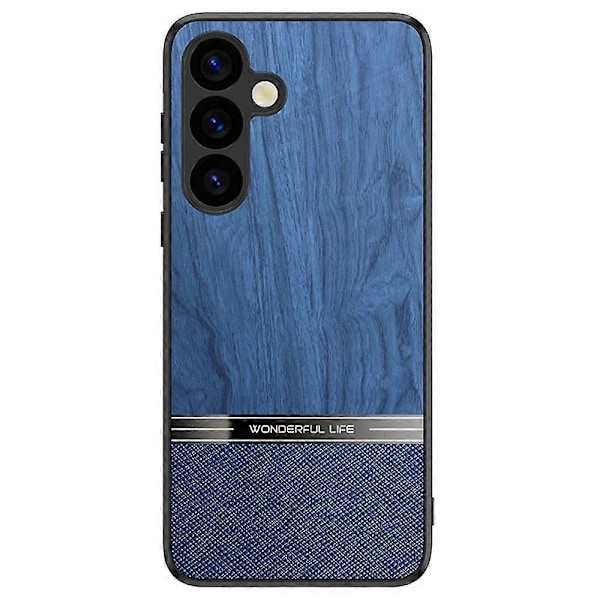 Samsung Galaxy A35 5G -puhelimen kotelo puukuviolla, nahkapäällysteinen TPU-puhelimen suojakuori