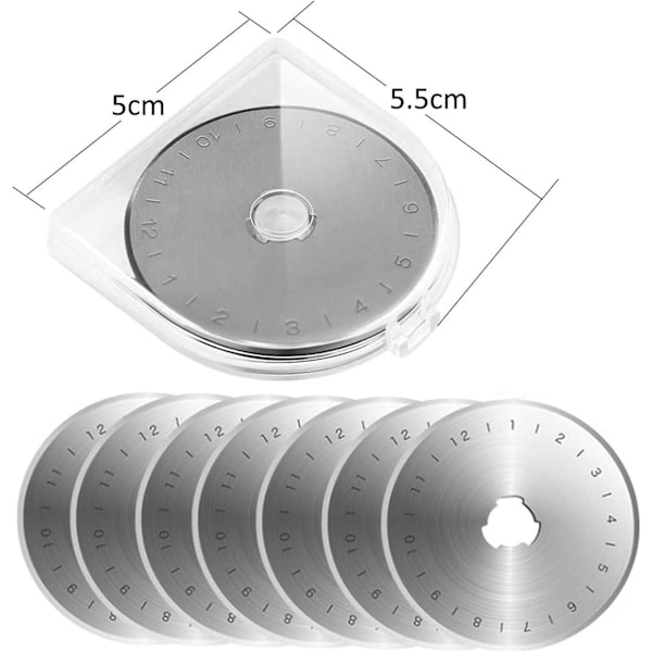 10 stk. roterende blader med 45 mm erstatningsblader