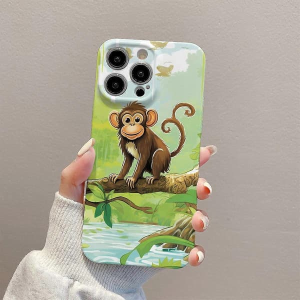 För iPhone 15 Pro Max Mönsterdesign PC Telefonfodral Grossist Telefon Baksida Skal