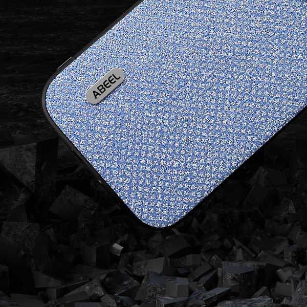 Diamant Sort Kant Telefon Cover til iPhone 14