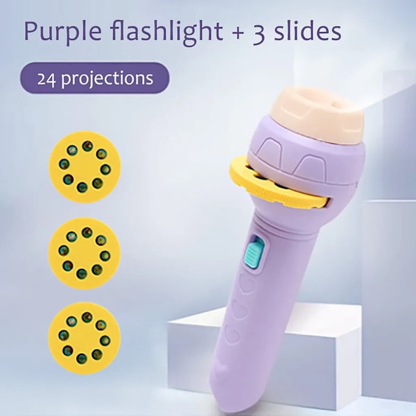 Barnens ficklampa-projektor, Liten sagoslideshow