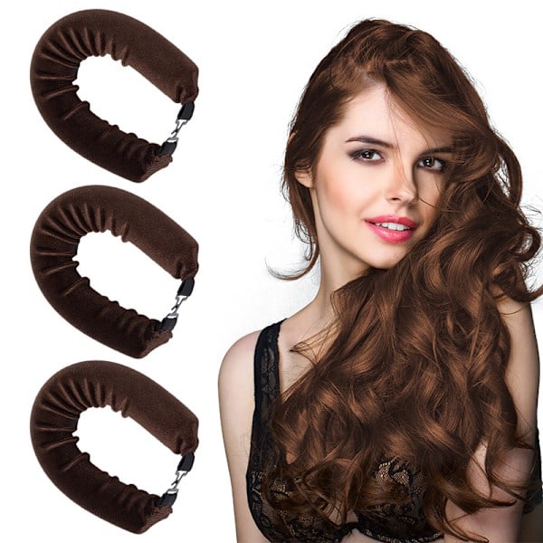 Varmefri Hårcurlere - WELLNGS - Brun Brown