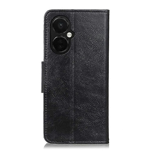 För OnePlus Nord CE 3 Lite Mirren Crazy Horse Textur Läder Telefonfodral