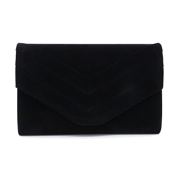 Damväska, flanell bröllop axel crossbody väska black